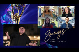 Gabriel Iglesias presents the Emmy for Outstanding Derivative Interactive Program to Abigail Balfe, Emily Jordan, Jonas Sutkus and Kurt Graver for Big Mouth Guide to Life at Night Four of the Creative Arts Emmys. 