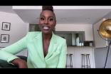 Issa Rae presents the award for Outstanding Writing For A Variety Special on Night Five of the Creative Arts Emmys.