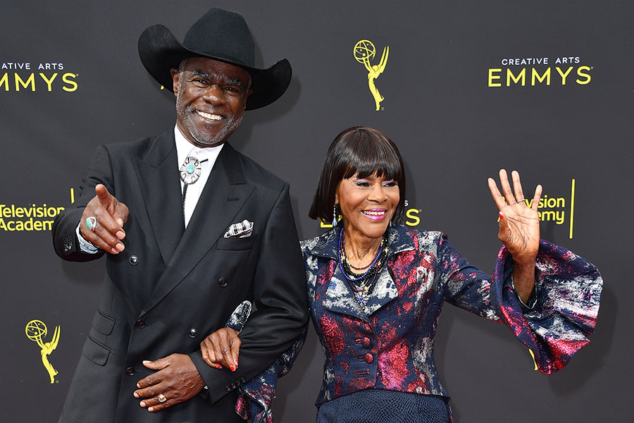 Glynn Turman and Cicely Tyson on the red carpet at the 2019 Creative Arts Emmys.
