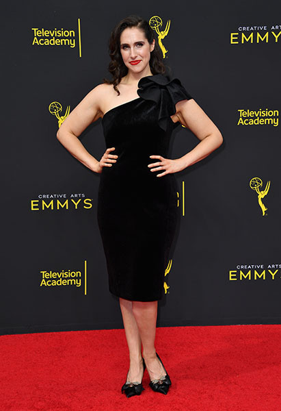 Megan Amram on the Red Carpet at the 2019 Creative Arts Emmy Awards.