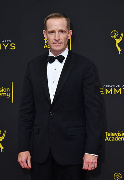 Marc Evan Jackson on the red carpet at the 2019 Creative Arts Emmys. 