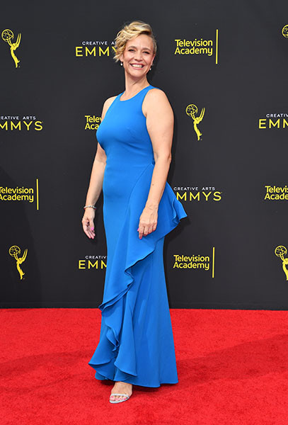 Tiffany Little Canfield on the Red Carpet at the 2019 Creative Arts Emmys. 
