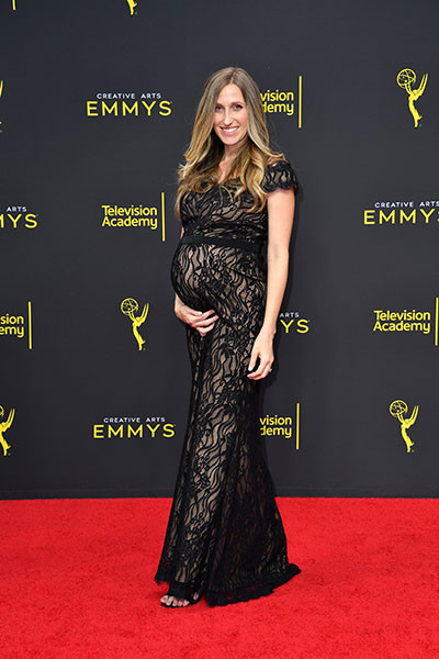 Brienne Rose on the red carpet at the 2019 Creative Arts Emmys.