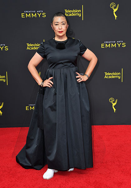 Ane Crabtree on the red carpet at the 2019 Creative Arts Emmys.