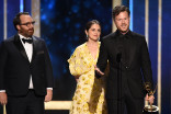 The Russian Doll Production Team accepts an award at the 2019 Creative Arts Emmy Awards.
