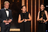 The production design team for The Handmaid&#039;s Tale accept their award at the 2019 Creative Arts Emmys.