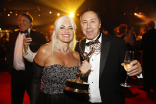 Claire Levinson-Gendler and Mikki Gendler at the 2019 Creative Arts Ball. 