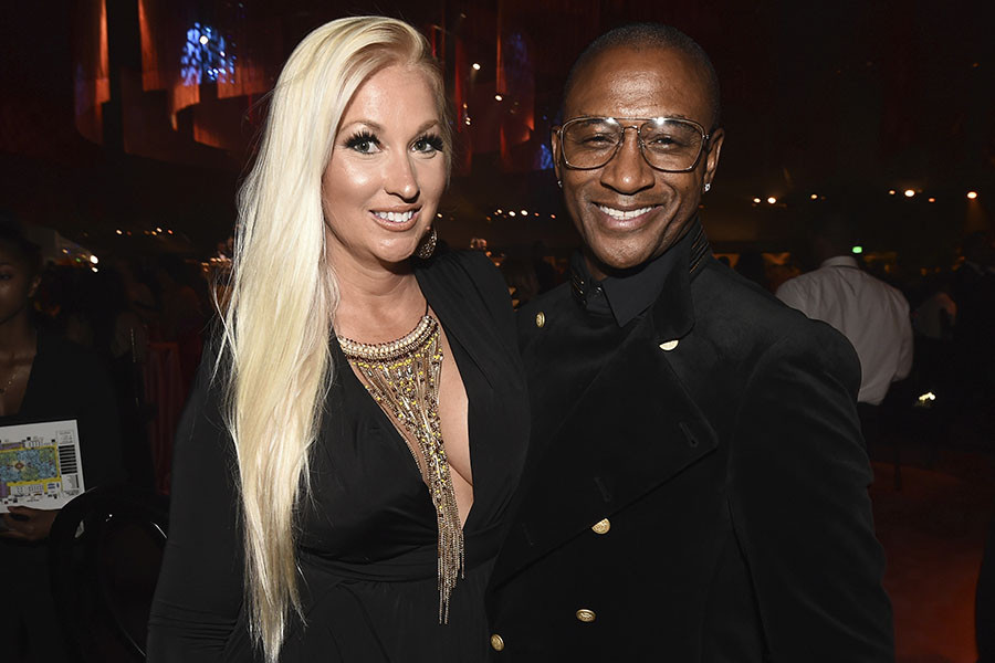 Tommy Davidson and Amanda Moore at the 2019 Creative Arts Ball. 