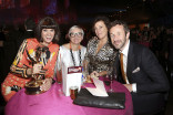 Dawn O&#039;Porter, Donna French, Nina Gold, and Chris O&#039;Dowd at the 2019 Creative Arts Ball. 