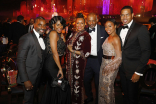 Lawrence Davis, Mona Bowman, Debi Young, Gerard Young, Ngozi Young, and Karlo Young at the 2019 Creative Arts Ball.