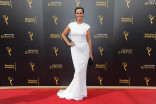 Melora Hardin on the red carpet at the 2016 Creative Arts Emmys.