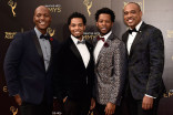 Sons of Serendip on the red carpet at the 2016 Creative Arts Emmys. 