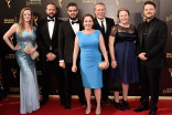 The Visual Effects team for Sherlock: The Abominable Bride on the red carpet for 2016 Creative Arts Emmys.