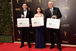 The accountants of Ernst and Young on the red carpet at the 2016 Creative Arts Emmys.