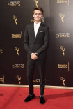 Corey Fogelmanis on the red carpet at the 2016 Creative Arts Emmys.