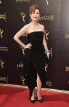 Anne Morgan on the red carpet at the 2016 Creative Arts Emmys.
