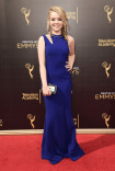 Jade Pettyjohn on the red carpet at the 2016 Creative Arts Emmys.