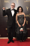 Don Diers and Denise Pizzini on the red carpet at the 2016 Creative Arts Emmys.