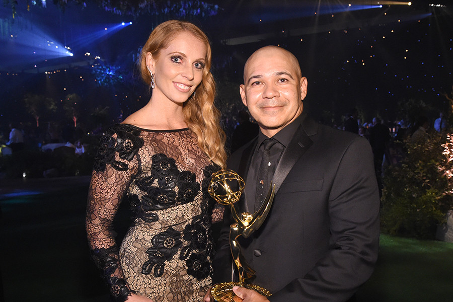 Cecilia Johnson and Eddie Perez at the 2016 Creative Arts Ball.