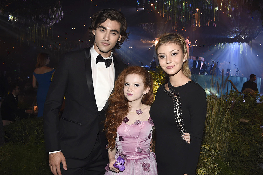 Blake Michael, Francesca Capaldi and G. Hannelius at the 2016 Creative Arts Ball.