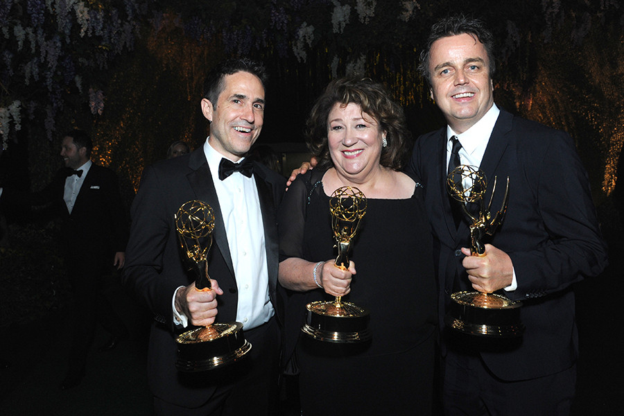 Mac Quayle, Margo Martindale and Sean P. Callery at the 2016 Creative Arts Ball.