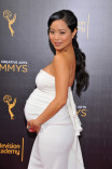 Michelle Ang on the red carpet at the 2016 Creative Arts Emmys.