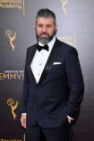 Evgeny Afineevsky on the red carpet at the 2016 Creative Arts Emmys.
