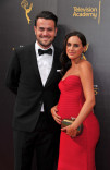 Ben Winston and Meredith Winston on the red carpet at the 2016 Creative Arts Emmys.