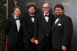 Honest Trailers on the red carpet at the 2016 Creative Arts Emmys.
