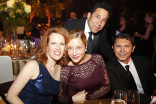 Ursula Whittaker, from left, Yvonne Boismier Phillips, Oscar Nunez and Lou Diamond Phillips at the 2016 Creative Arts Ball.