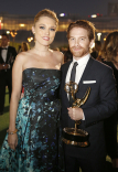 Clare Grant and Seth Green at the 2016 Creative Arts Ball.