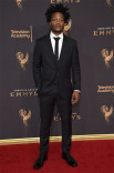 Jermaine Fowler on the red carpet at the 2017 Creative Arts Emmys.