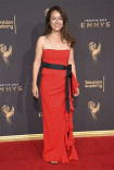 Michelle Dougherty on the red carpet at the 2017 Creative Arts Emmys. 
