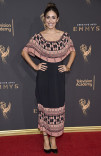 Natalia Cordova-Buckley on the red carpet at the 2017 Creative Arts Emmys. 