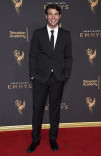 James Wolk on the red carpet at the 2017 Creative Arts Emmys.