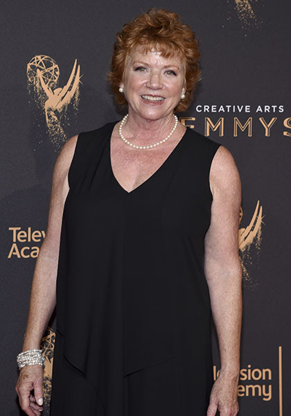 Becky Ann Baker on the red carpet at the 2017 Creative Arts Emmys. 