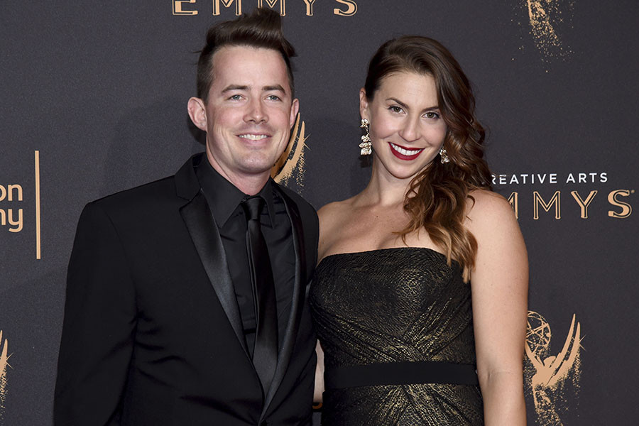 Tara Blume on the red carpet at the 2017 Creative Arts Emmys.