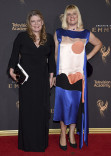 Leslie Herman and Marie Schley on the red carpet at the 2017 Creative Arts Emmys. 