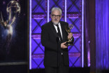 Martin Childs accepts his award at the 2017 Creative Arts Emmys.