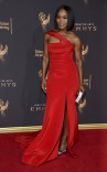 Angela Bassett on the red carpet at the 2017 Creative Arts Emmys.