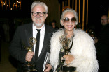Martin Childs and Michele Clapton at the 2017 Creative Arts Emmys. 
