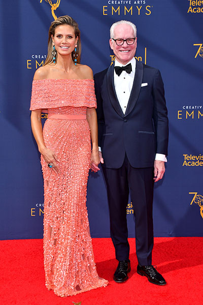 Heidi Klum and Tim Gunn