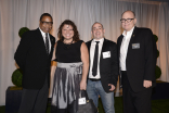 (From left) Screech Washington, Tanya Bracco, Matt Lappin and Tim Gibbons attend the Producers nominee reception.