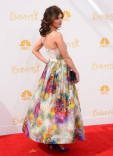 Betsy Brandt of Masters of Sex and Breaking Bad arrives at the 66th Emmys.
