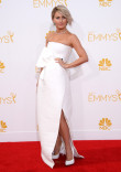 Julianne Hough arrives at the 66th Emmy Awards.