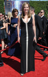 Allison Janney arrives for the 2014 Primetime Creative Arts Emmys.