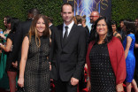 Erica Forstadt, David Cassidy and Barbara Kopple arrive for the 2014 Primetime Creative Arts Emmys.