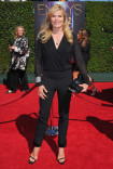 Mariel Hemingway arrives for the 2014 Primetime Creative Arts Emmys.