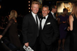 Nigel Lythgoe and Adam Shankman of So You Think You Can Dance at the 2014 Primetime Creative Arts Emmys.