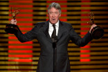 Alan Silvestri accepts the award for outstanding main title theme music for his work on Cosmos: A Spacetime Odyssey.